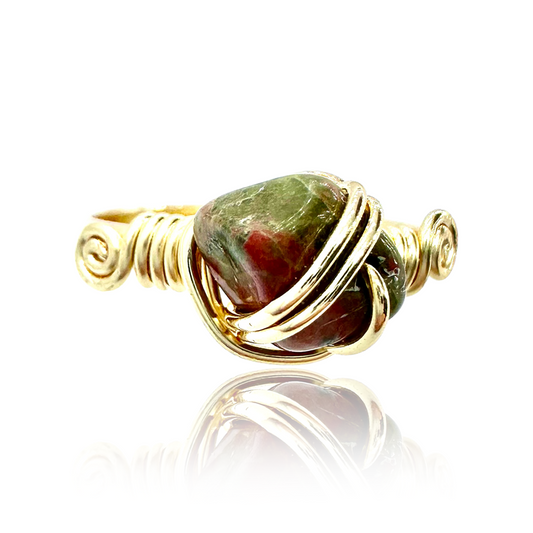 UNACHITE STONE RING (Unakit)